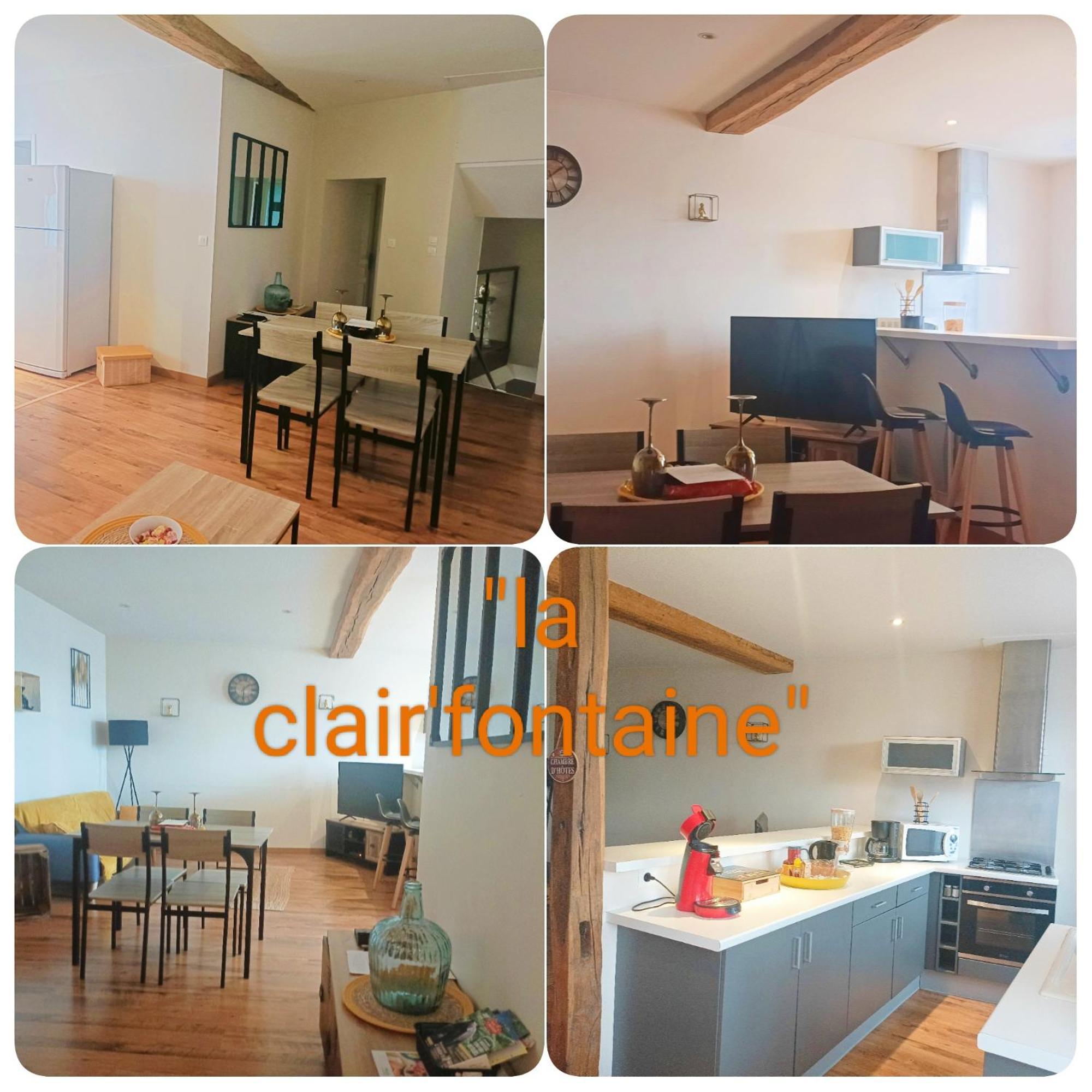 La Clair'Fontaine Apartment Clairvaux Exterior foto